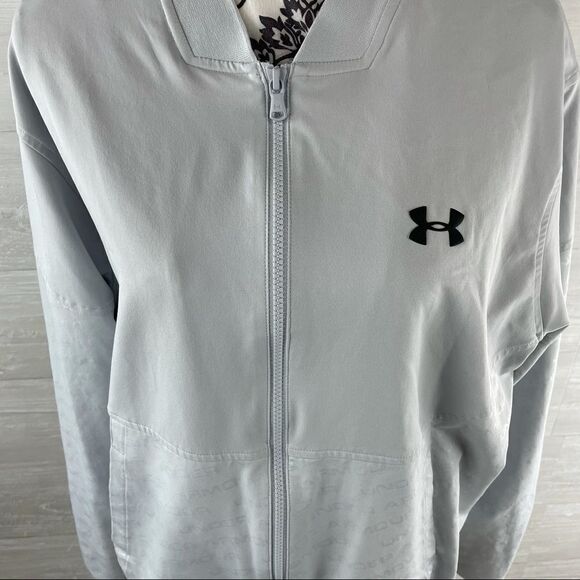Under Armour Unstoppable Emboss Bomber Logo Jacket - Picture 3 of 10
